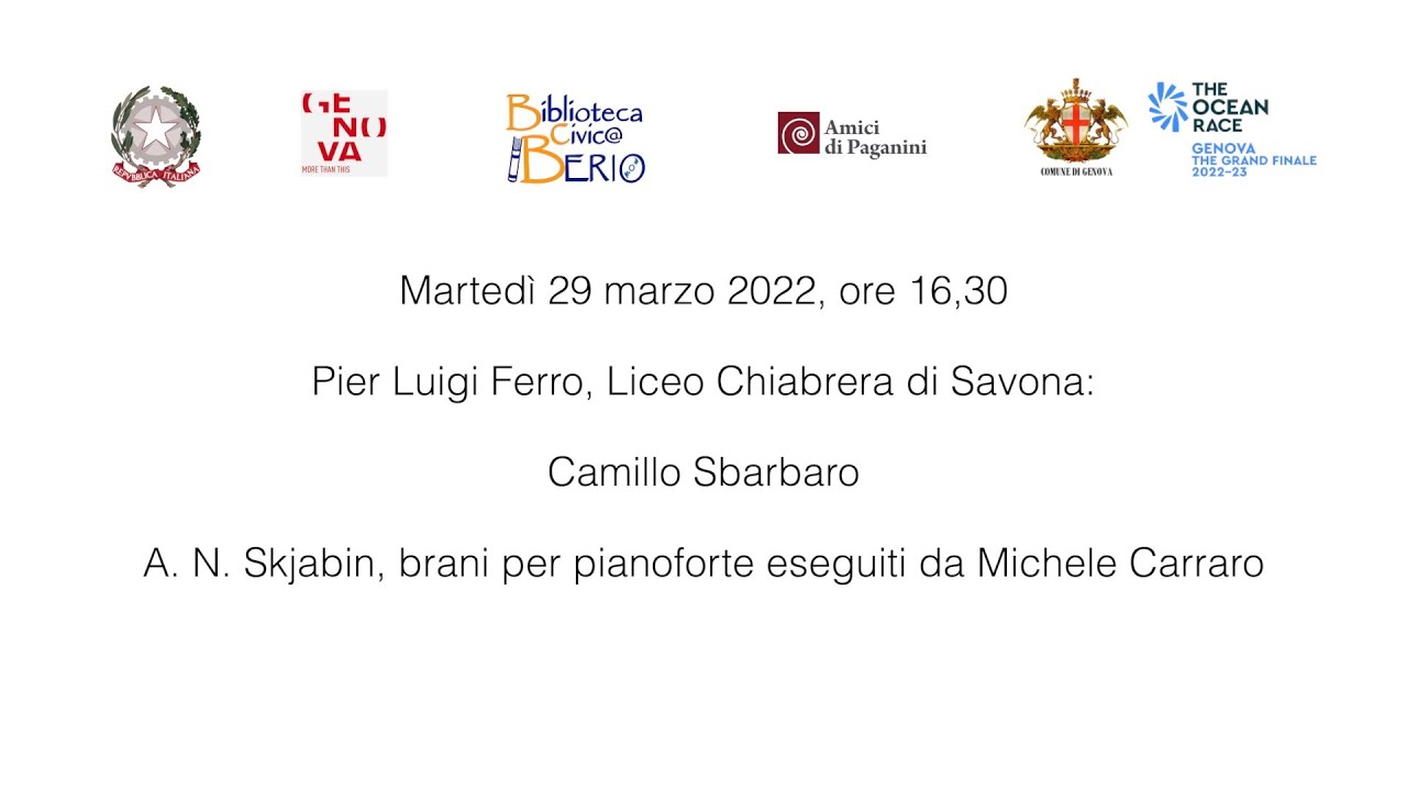 05 Ciclo dei Poeti - Sbarbaro