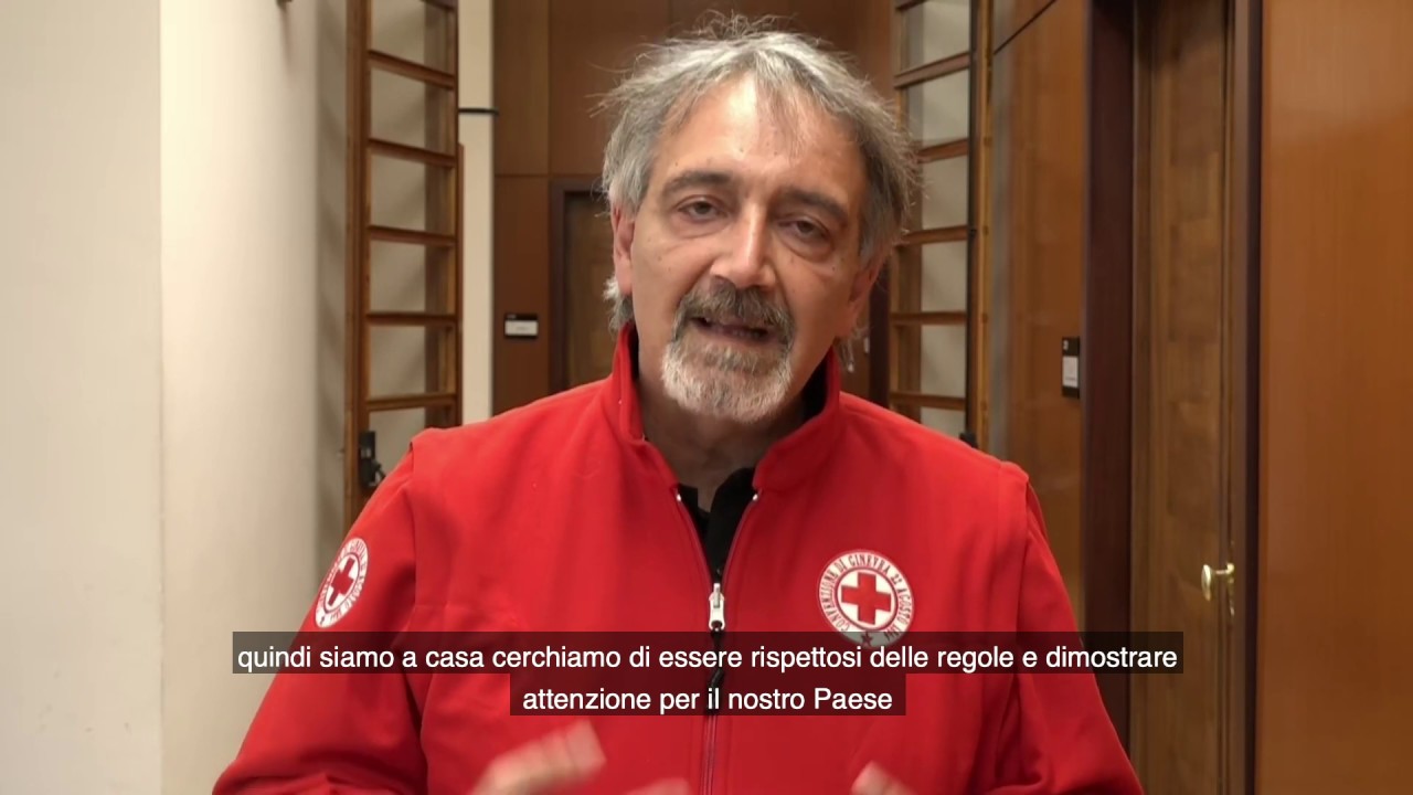 #Iorestoacasa, l'appello del Presidente delle Croce Rossa