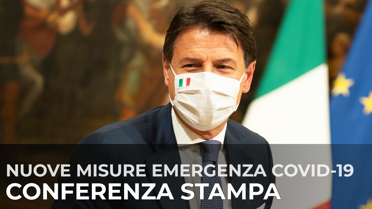 Coronavirus, conferenza stampa del Presidente Conte sul nuovo Dpcm