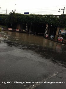 Albenga 17-1-2013 stottopasso Stazione