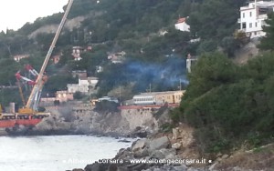 Andora rimozione treno 24-2-2014