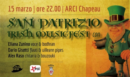 Irish Music Fest al Circolo Chapeau di Savona