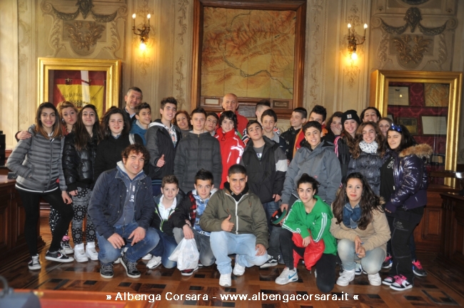 Scolaresca sarda in visita a Finale