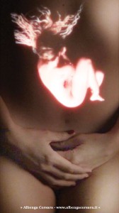 Silvia Celeste Calcagno - ANGELICA - proiezione su corpo frame da video