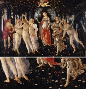 Botticelli Primavera e part