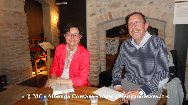 1 Sandra Berriolo e Mario Moscardini - Museo Sommariva Albenga 3-5-2014