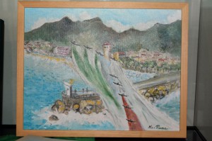 Olio su tela di Nice Piana donato al club 108