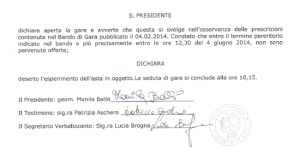 Villino XXV Aprile Gara deserta