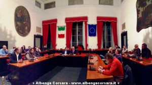Sindaci sala consigliare Albenga 29-10-2014