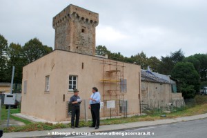 Vaccarezza al cantiere di Villa Pancalda