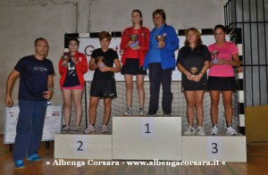 2 - Tennis tavolo - Chiappori e Volpi terze nel doppio