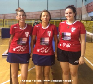 da sinistra Laura Pastorino Zoya Suprunova e Simona Rossini