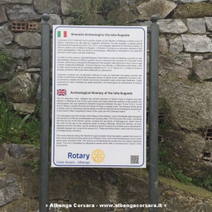 Pannello Albenga Rotary Iulia Augusta