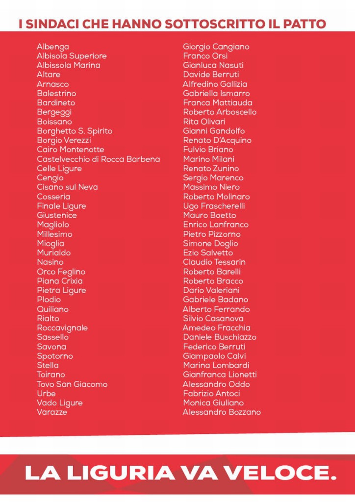 Elenco sindaci savonese (1)
