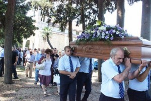 Commozione funerale  Marisa Siffredi
