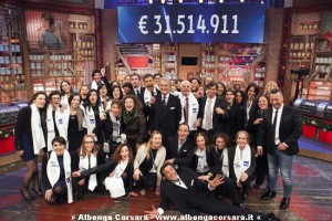 Telethon 2015 maratona chiusura assegno
