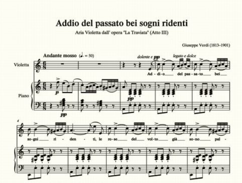 Traviata - Addio del passato