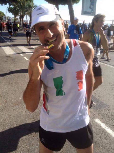 Ilario Simonetta alla Maratona di NIzza