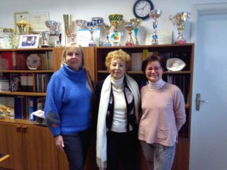 Ada Grecchi, presidente Zonta Alassio-Albenga Sandra Berriolo, preside Simonetta Barile