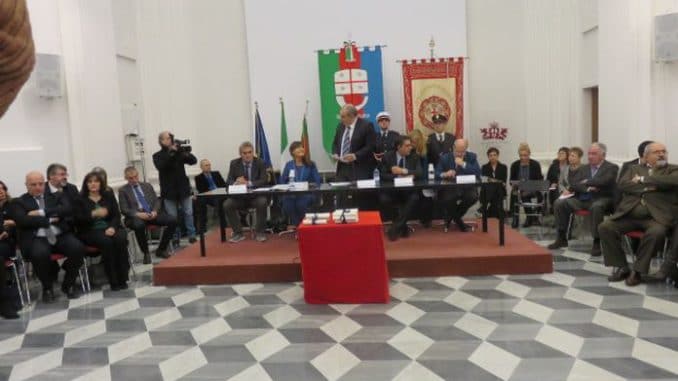 Seduta solenne Consiglio Regione Liguria per il Giorno del Ricordo (foto d'archivio, 2017)