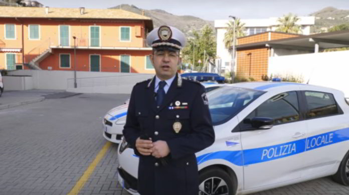 Polizia locale Alassio comandante Francesco Parrella