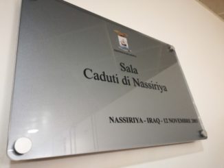ntitolazione Sala espositiva Provincia Savona ai Caduti di Nassiriya.