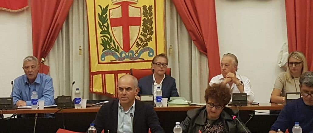 Consiglio comunale di Albenga riunito in assemblea il 26 settembre 2019