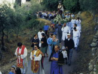 Santa Libera processione a Verzi di Loano
