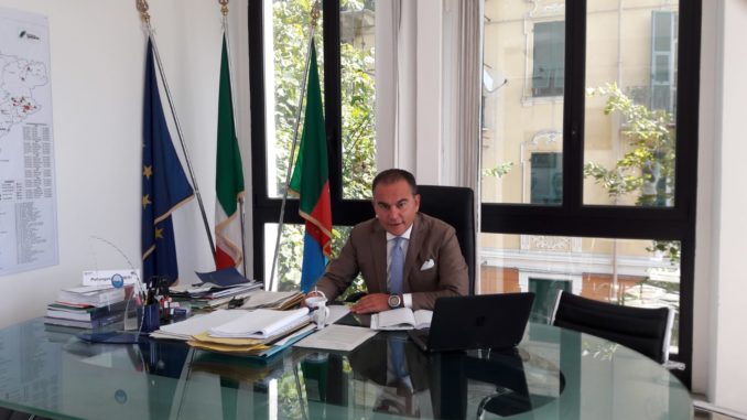 Il presidente Provincia di Savona Pierangelo Olivieri