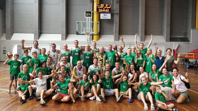 Alassio Cup Over 40 di Basket la squadra Prima classificata nel 2018, KSK Kaunas (Lituania)