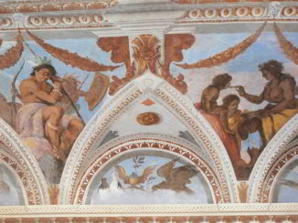 Palazzo Nicolosio Lomellino affresco Bernardo Strozzi