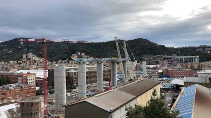 Terzo impalcato nuovo Ponte Genova