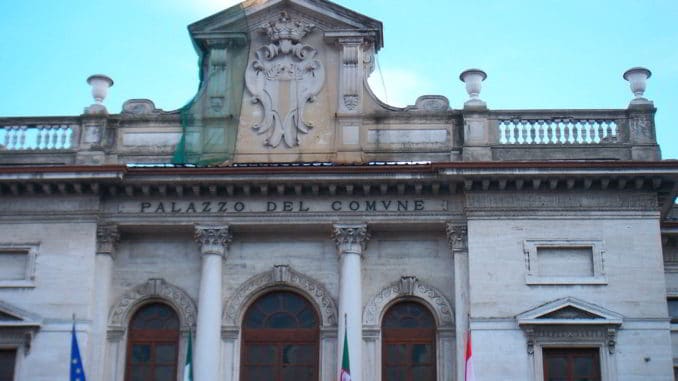 facciata Palazzo del Comune di Savona