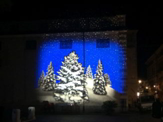 proiezioni natalizie ad Albenga