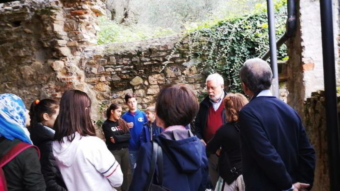 Visita ragazzi dell'IC di Albenga al sito archeologico San Calocero