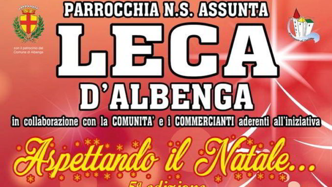Aspettando il Natale Leca dAlbenga