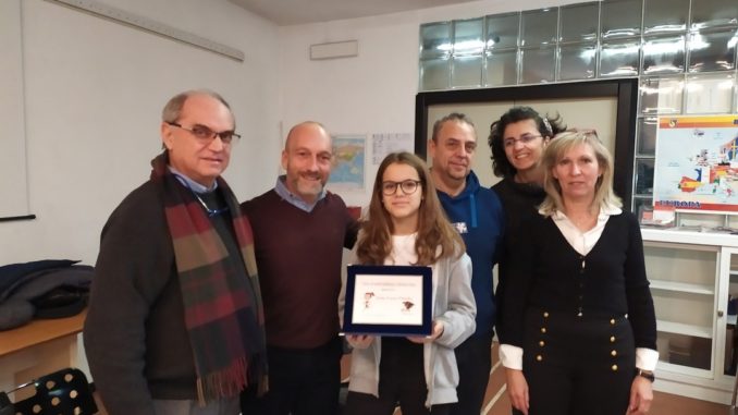 Celle Ligure - Annaluna Pittella premiata con Borsa di studio Olmo