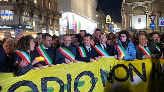 Odio non ha Futuro - Sindaco Savona Ilaria Caprioglio a Milano