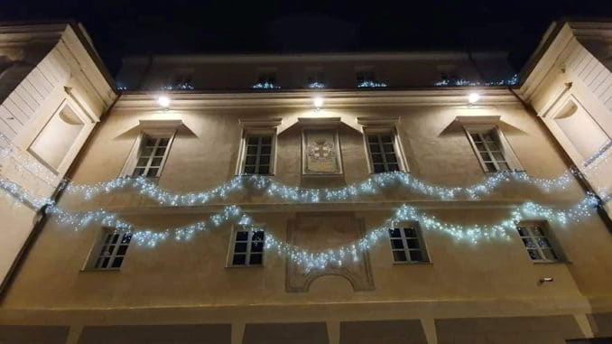 Palazzo Tagliaferro natalizio ad Andora