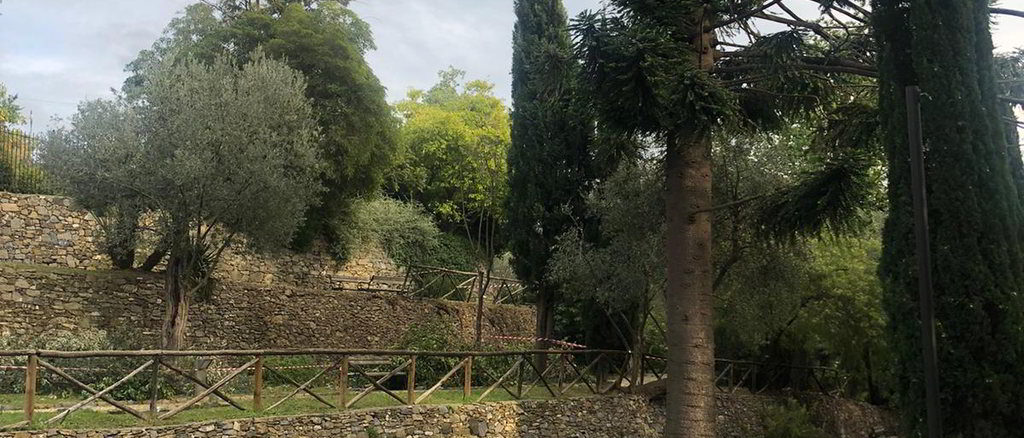 Scorcio giardini di Villa Fiske ad Alassio