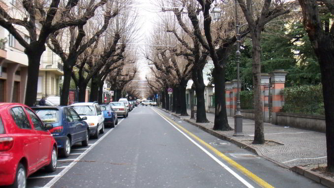 Viale Martiri ad Albenga
