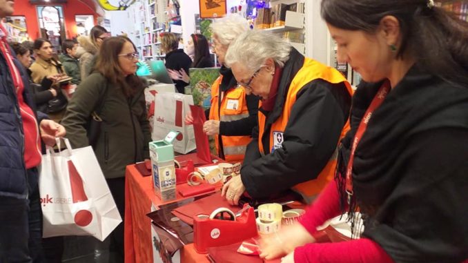Volontari Croce Bianca alla Ubik di Savona