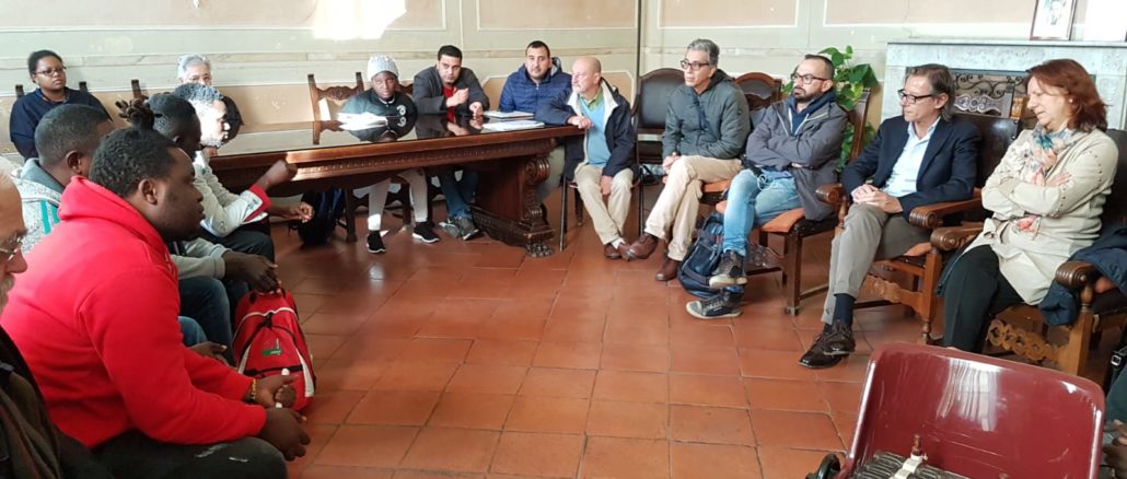 Incontro Migrantes in Comune ad Albenga