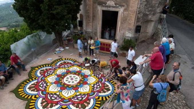 infiorata a Ranzi
