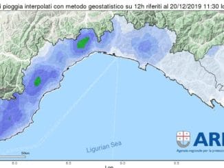 Pioggia in Liguria