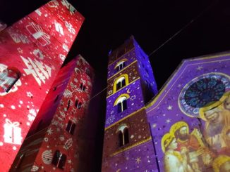 Le proiezioni luminose ad Albenga