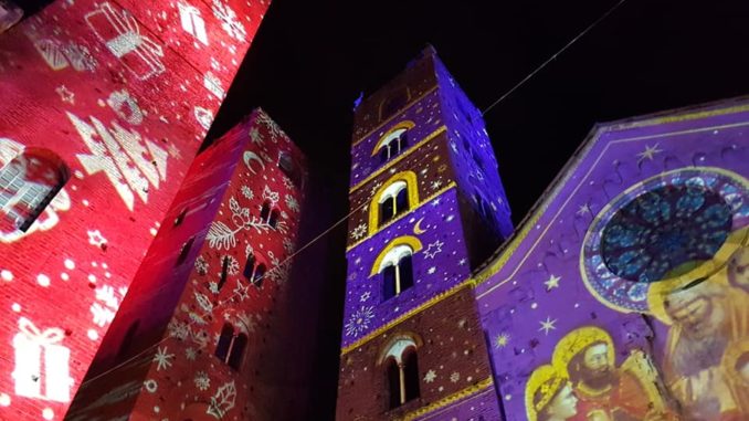 Le proiezioni luminose ad Albenga