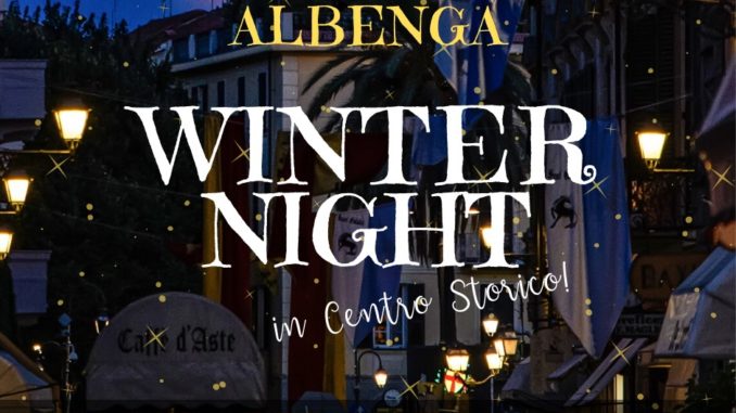 winter night Albenga