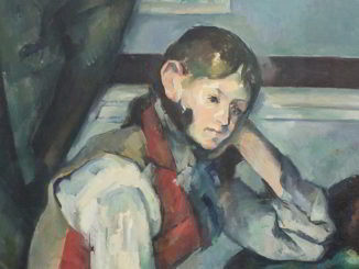 Particolare del dipinto di Cézanne