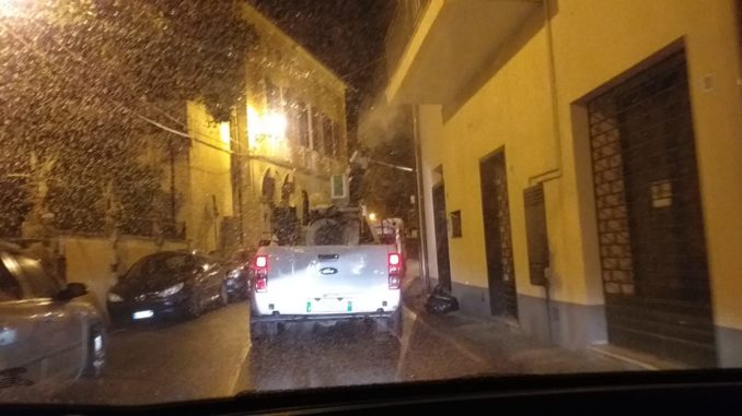 Lavaggio strade Albenga